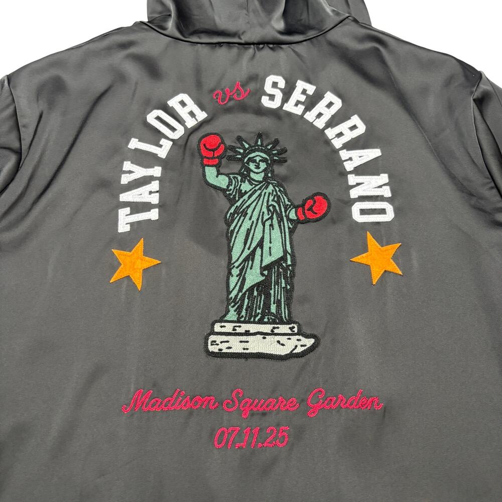 Netflix 2025 Fanatics Fest NYC Taylor vs Serrano Boxing Robe Event Promo O/S
